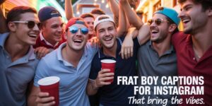 370+ Best Frat Boy Captions for Instagram That Bring the Vibes