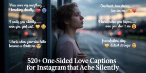 520+ One-sided Love Captions for Instagram That Ache Silently