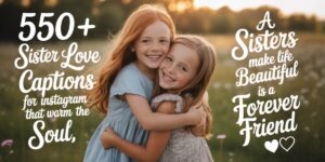 550+ Sister Love Captions for Instagram That Warm the Soul