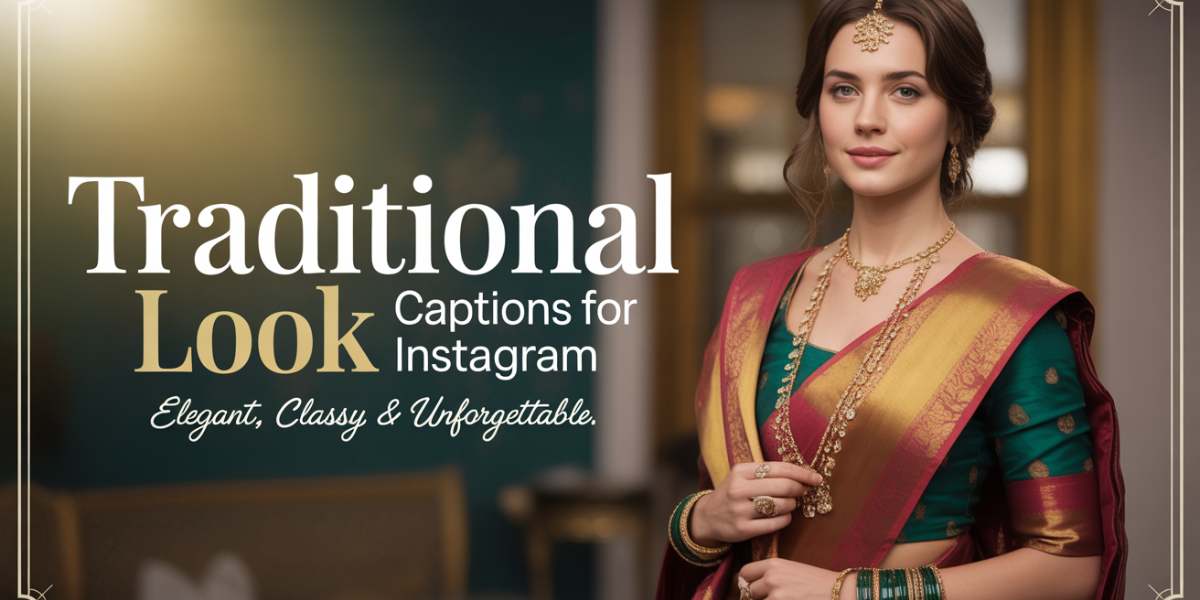 570+ Traditional Look Captions for Instagram | Elegant, Classy