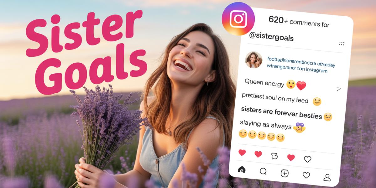 620+ Comments for Sister Pic on Instagram